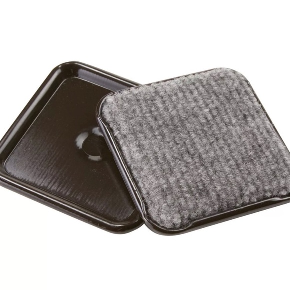 Lot Of 5 Waxman 4 Pieces 2-1/2" / SQUARE CARPET CASTER CUPS Protect Hard Floors - Picture 2 of 7